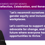 Reflection, Celebration, and Renewed Dedication: Women's History Month at NEWIEE, a reflection by Cindy Gage, Senior Vice President, C+C. "Let's recommit ourselves to advancing gender equity and inclusion in our workplaces. Let's continue to support one another, advocate for change, and create a future where everyone has equal opportunities to thrive." Click to read more.