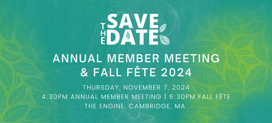 Save the date for NEWIEE's Annual Member Meeting and Fall Fete, November 7, 2024, at The Engine in Cambridge, MA