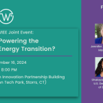 Join NEWIEE and CPES for a joint event on the workforce powering the clean energy transition at UConn on September 16th.