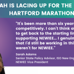 Meet the Team: Why Sarah Is Lacing Up for the Eversource Hartford Marathon